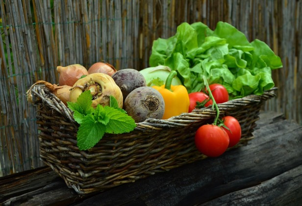 vegetables basket fresh